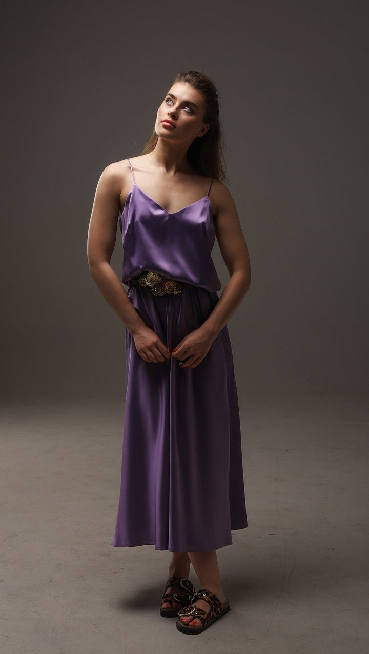 Strap tops - Dusty rose / Lilac - BeaA - Be At Home with Yourself - Top