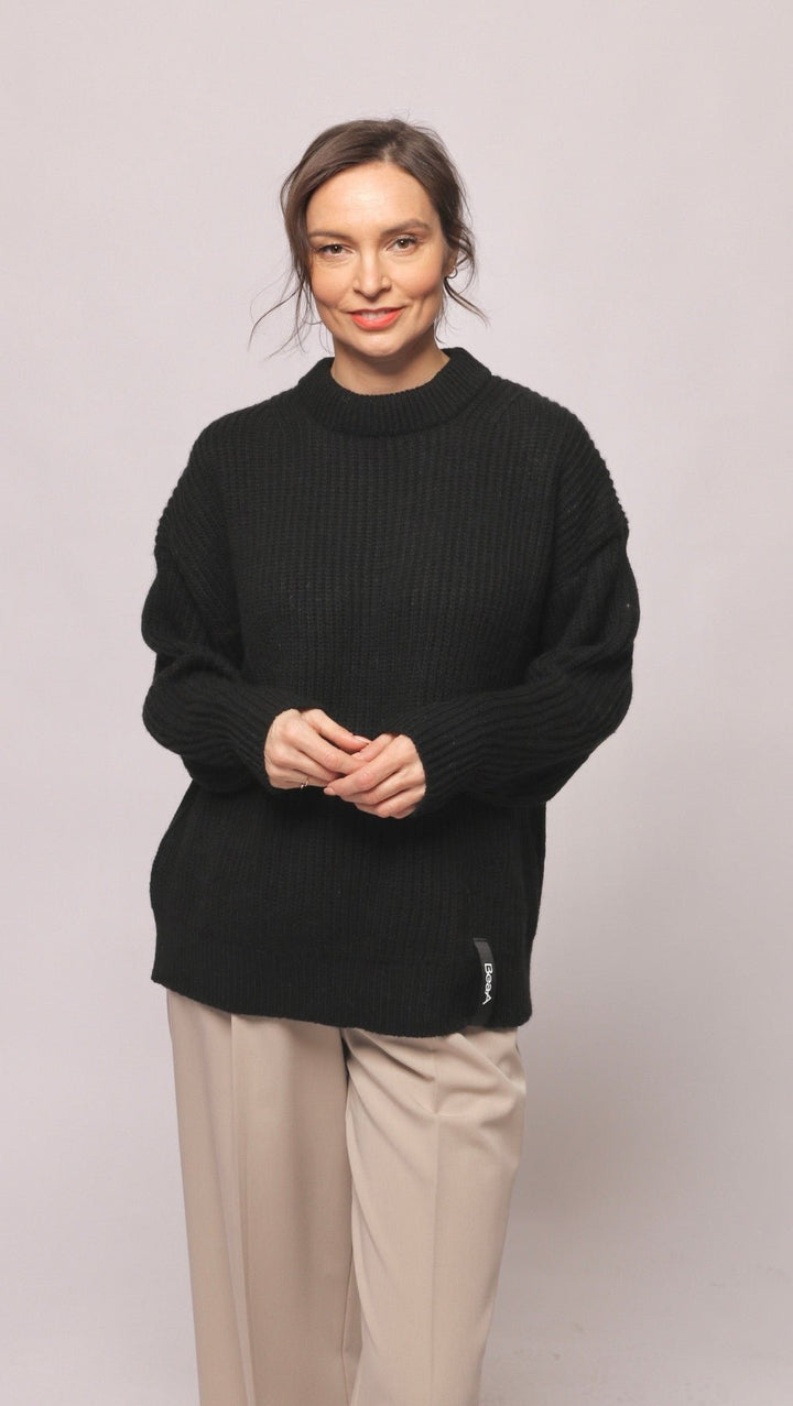Sweater Black - BeaA - Be At Home with Yourself - Top