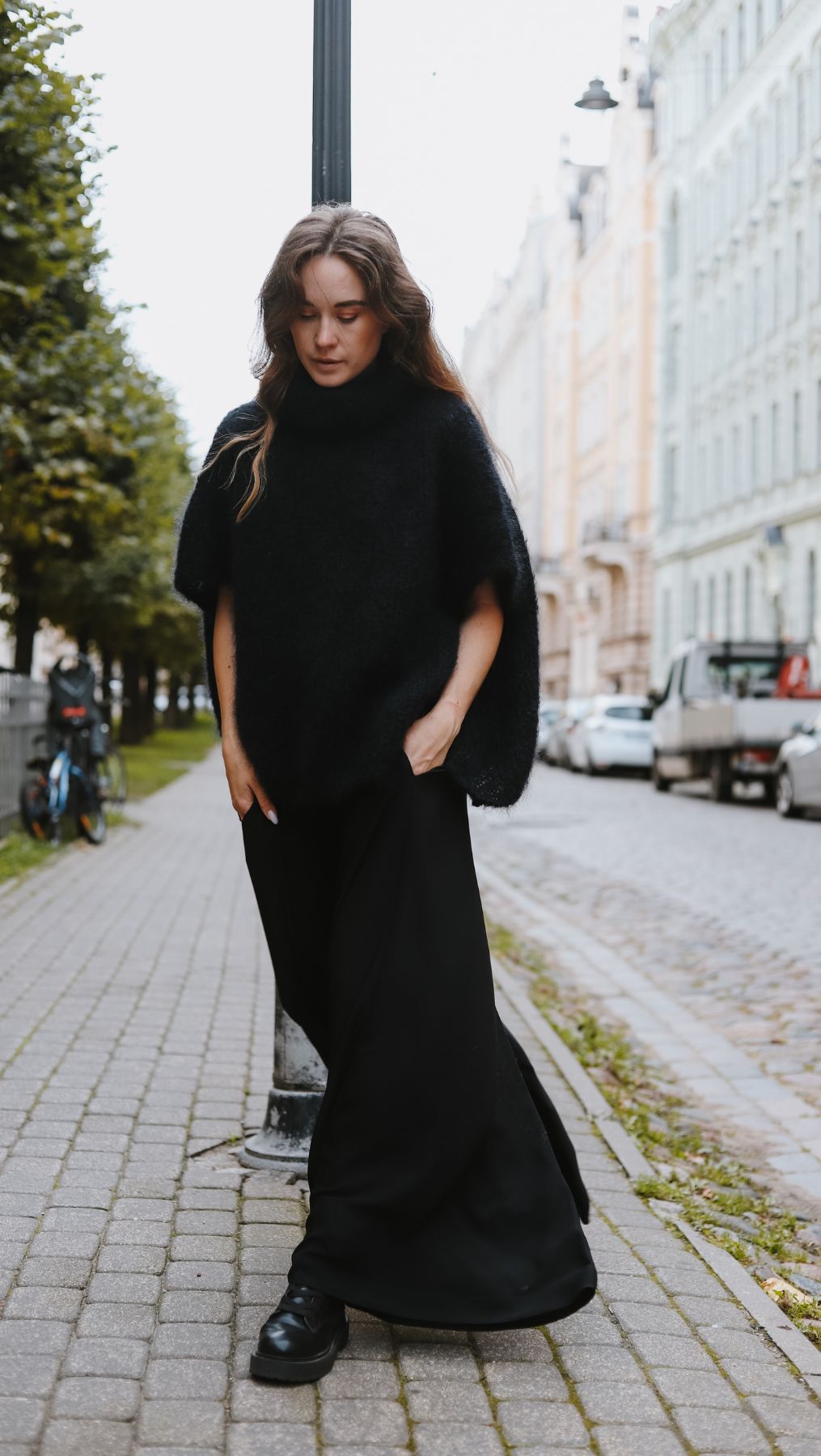 Oversize mohēras veste