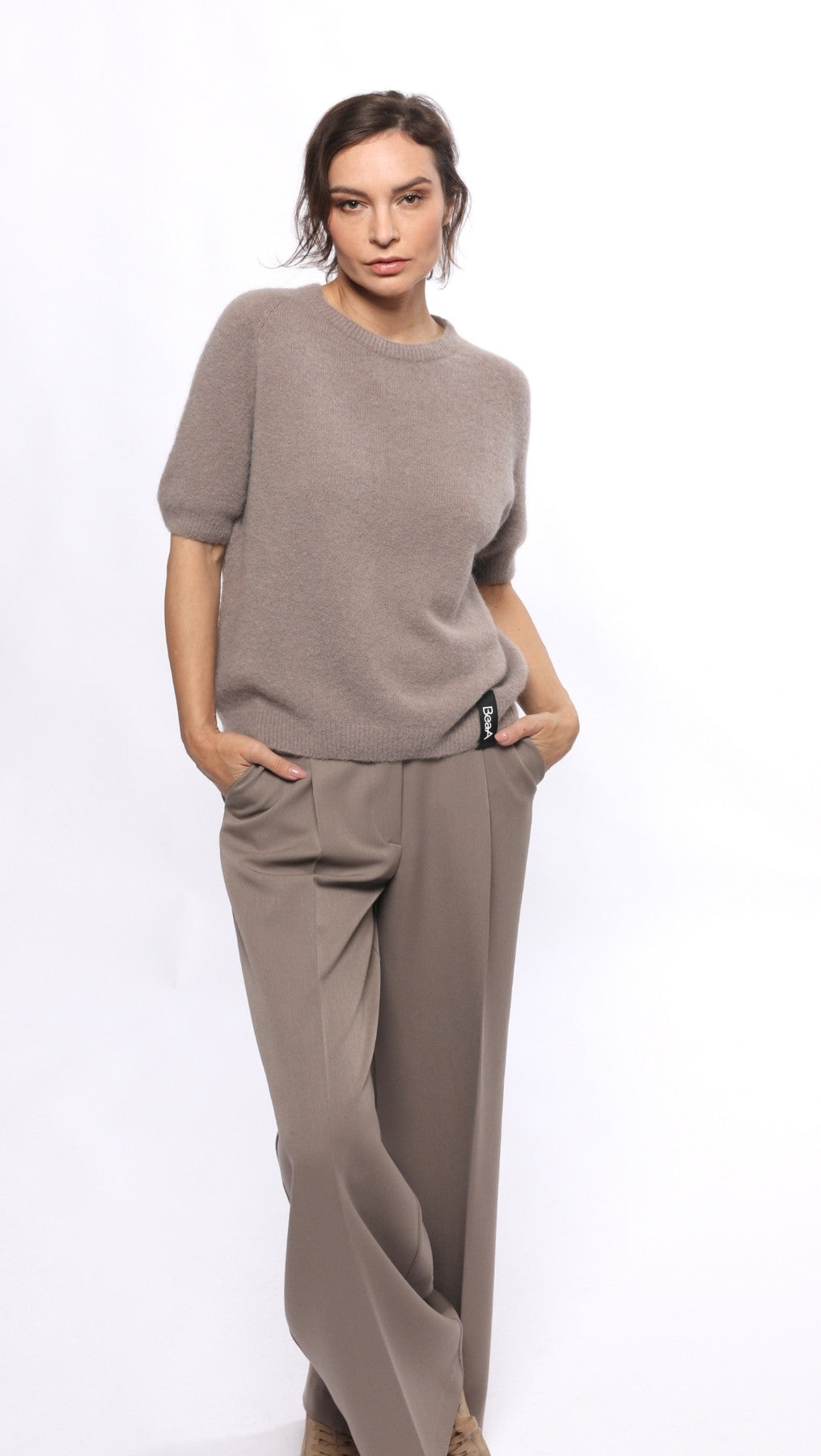 Regular-fit Trousers Desert Sand