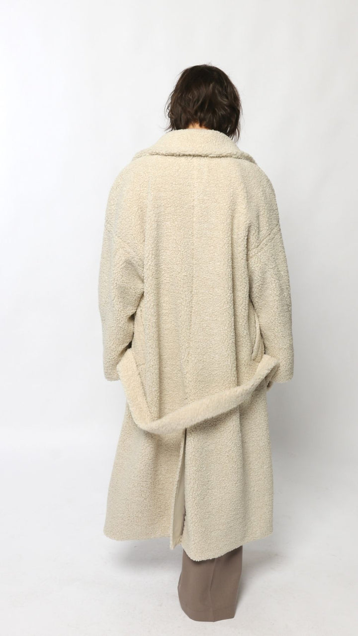 Teddy coat Cream - BeaA - Be At Home with Yourself - coat