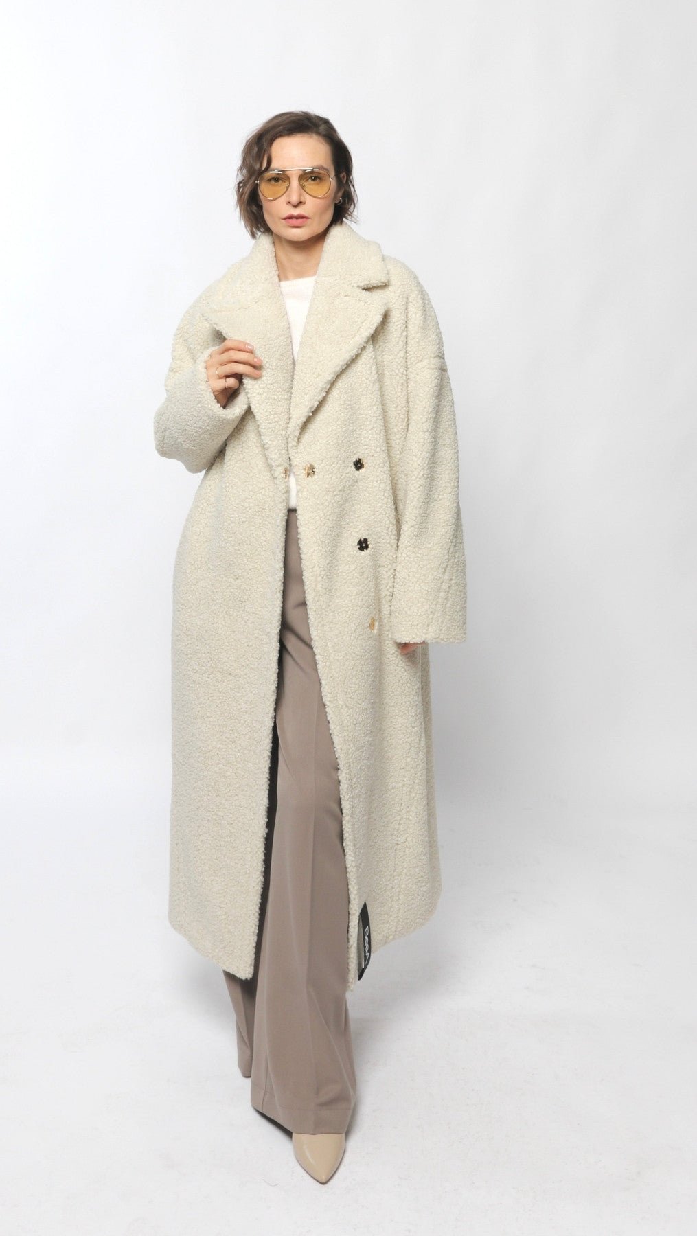 Teddy coat Cream - BeaA - Be At Home with Yourself - coat