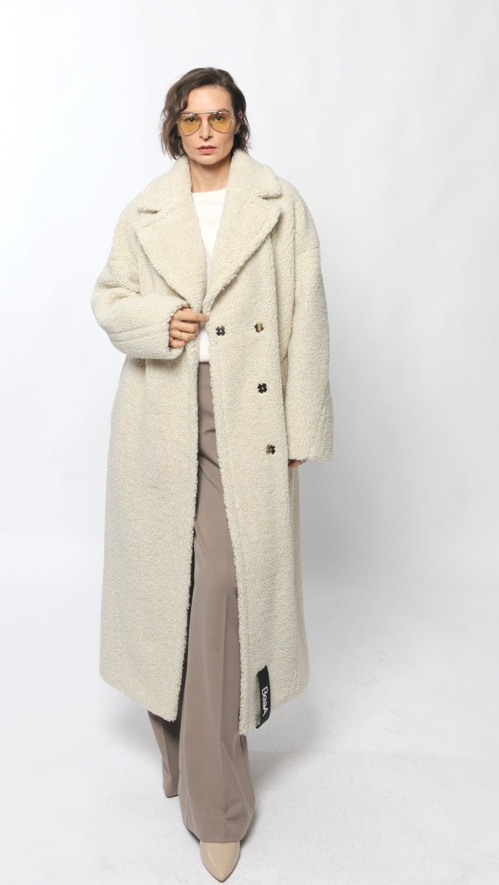 Teddy coat Cream - BeaA - Be At Home with Yourself - coat