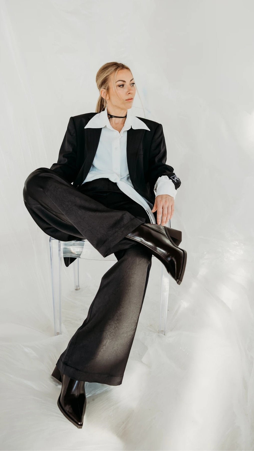 Textured Blouse White - BeaA - Be At Home with Yourself - Top