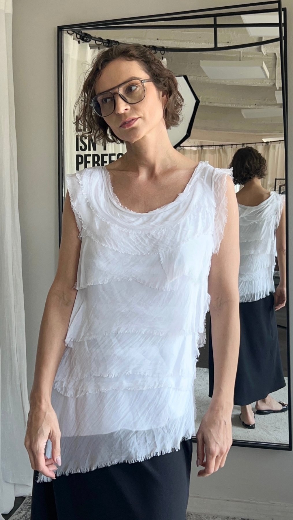 Top White Snowflake - BeaA - Be At Home with Yourself - Top