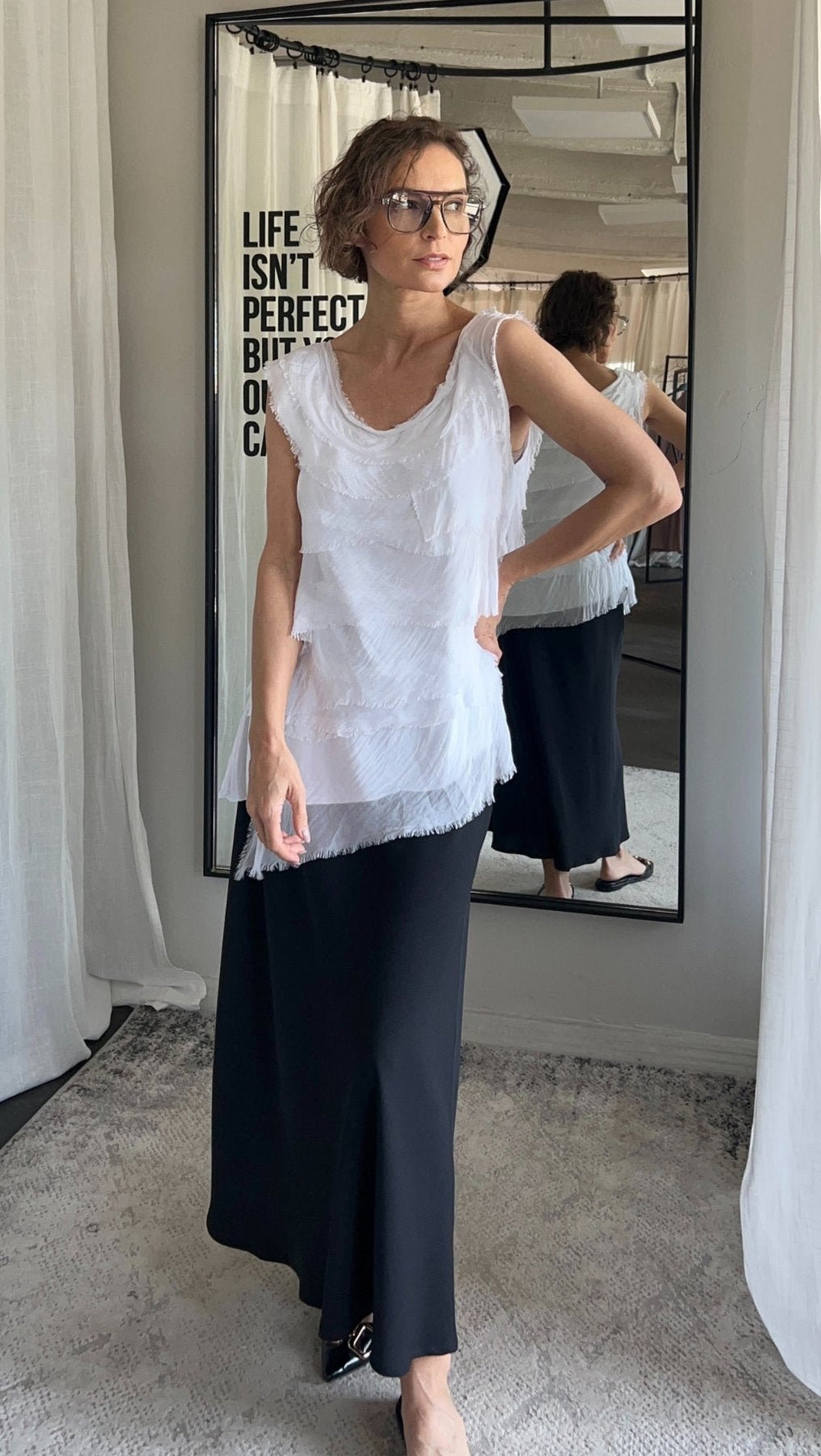 Top White Snowflake - BeaA - Be At Home with Yourself - Top