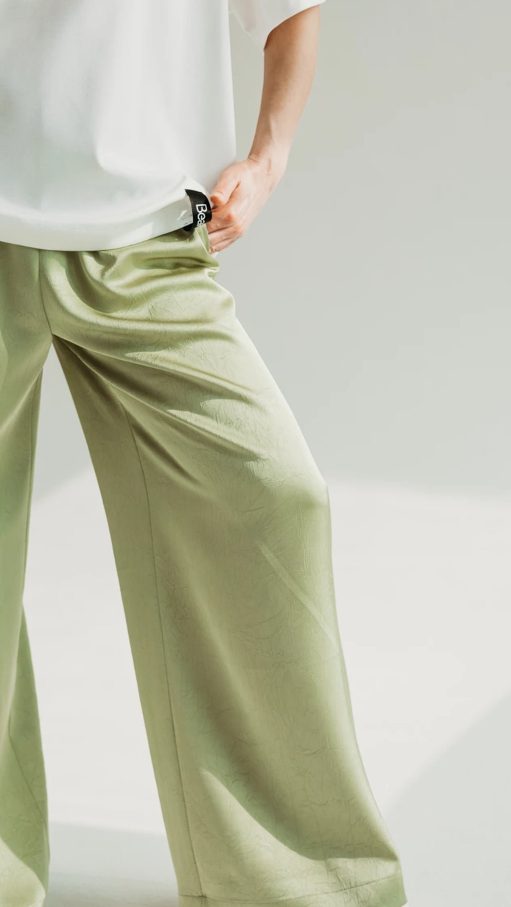 Trousers Light Olive - BeaA - Be At Home with Yourself - Trousers