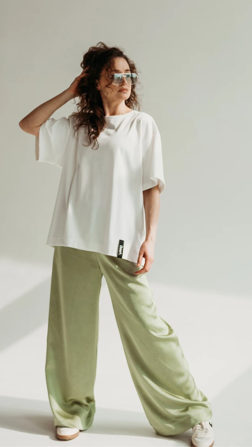 Trousers Light Olive - BeaA - Be At Home with Yourself - Trousers