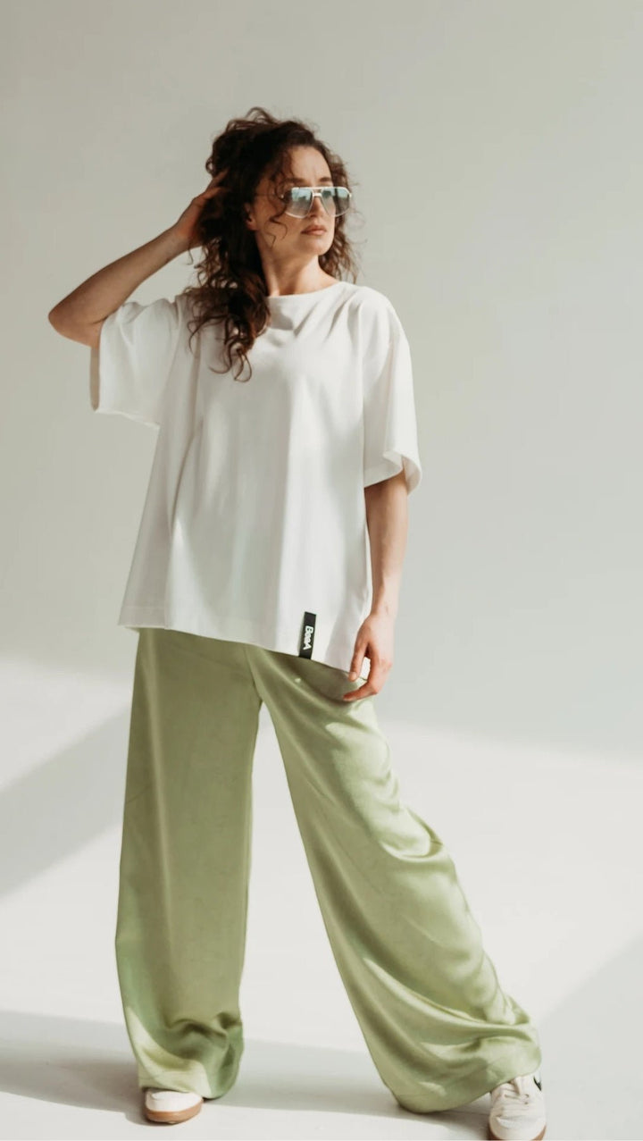 Trousers Light Olive - BeaA - Be At Home with Yourself - Trousers