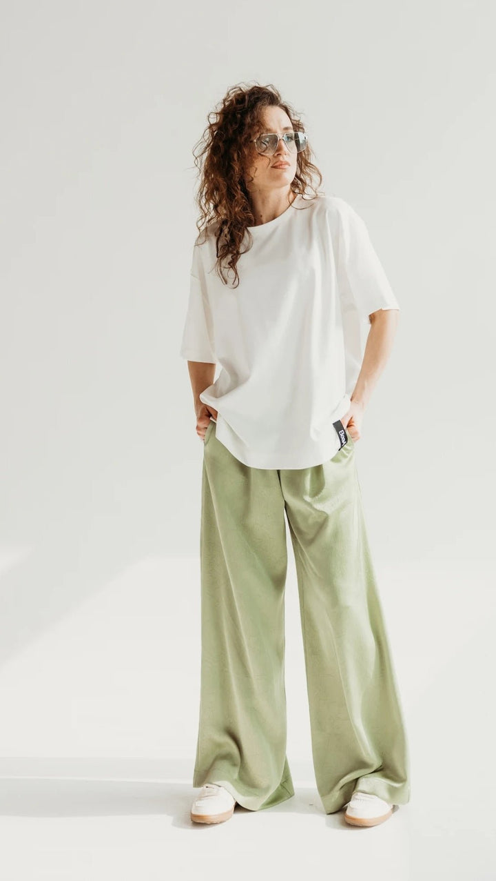 Trousers Light Olive - BeaA - Be At Home with Yourself - Trousers