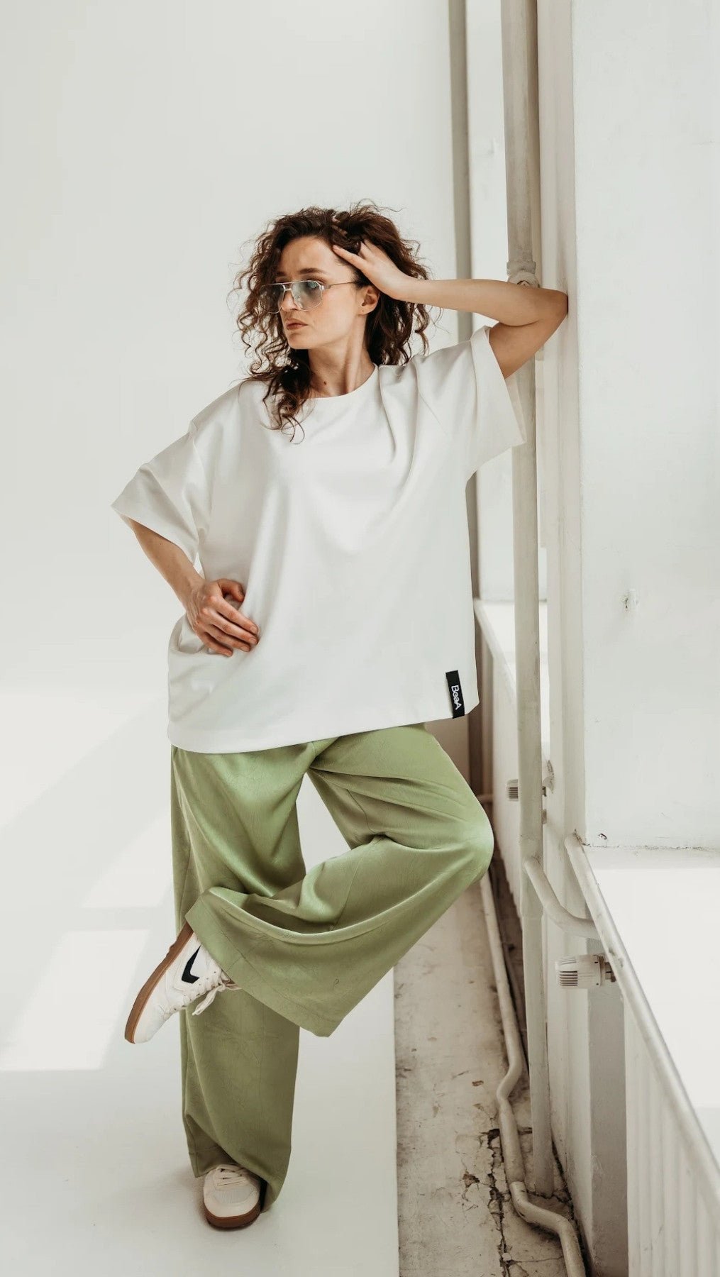 Trousers Light Olive - BeaA - Be At Home with Yourself - Trousers