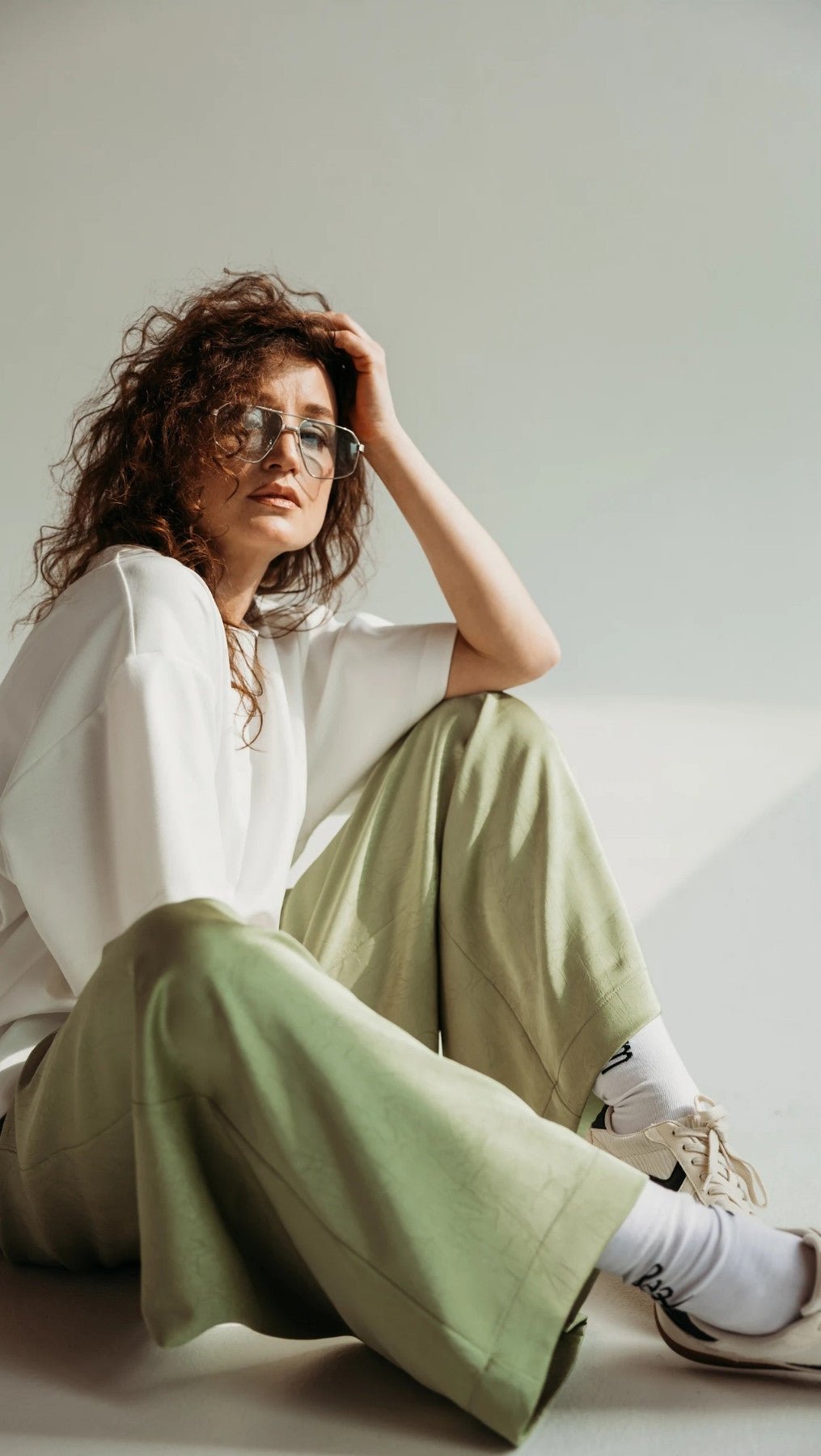 Trousers Light Olive - BeaA - Be At Home with Yourself - Trousers