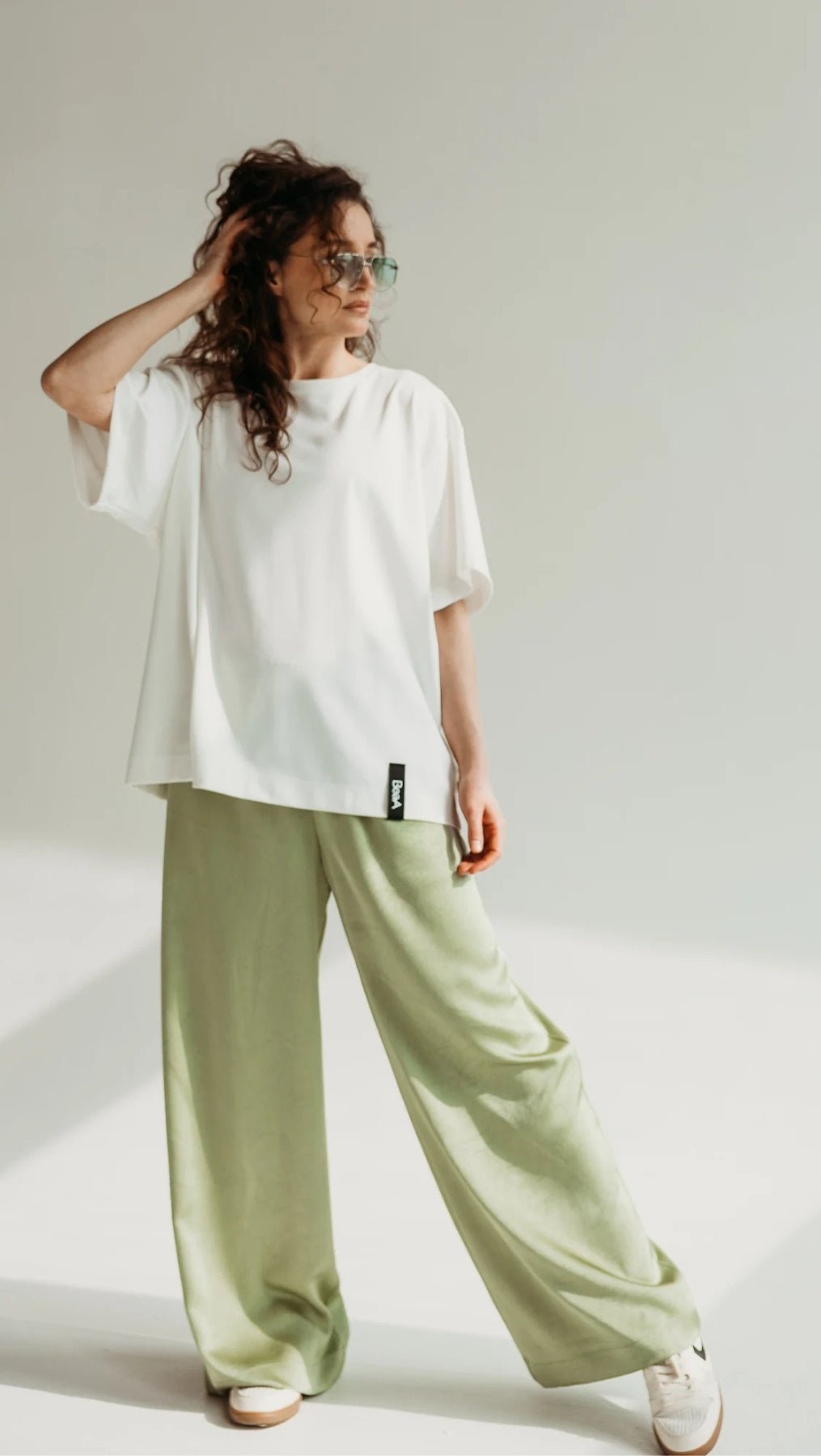 Trousers Light Olive - BeaA - Be At Home with Yourself - Trousers