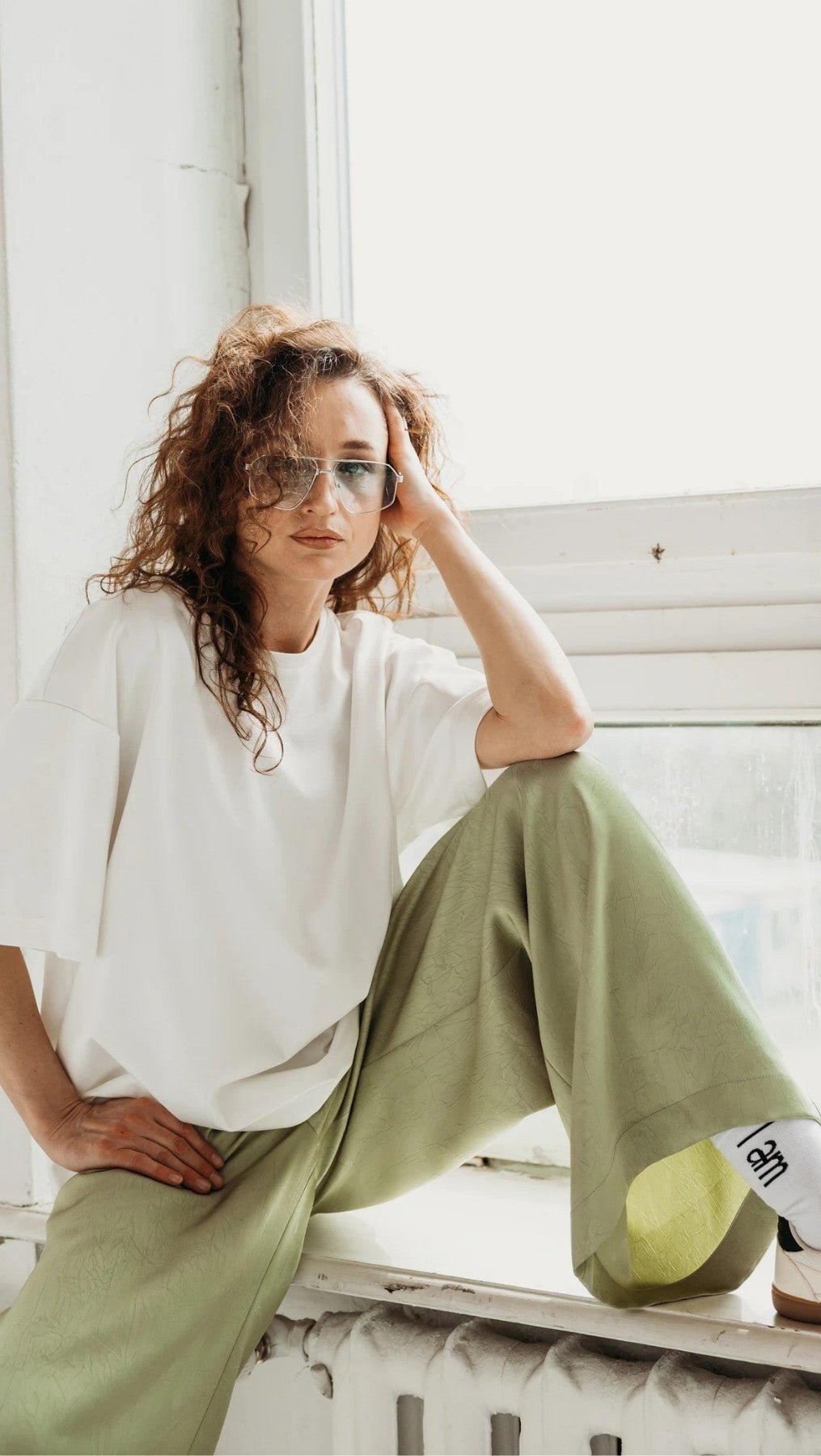 Trousers Light Olive - BeaA - Be At Home with Yourself - Trousers