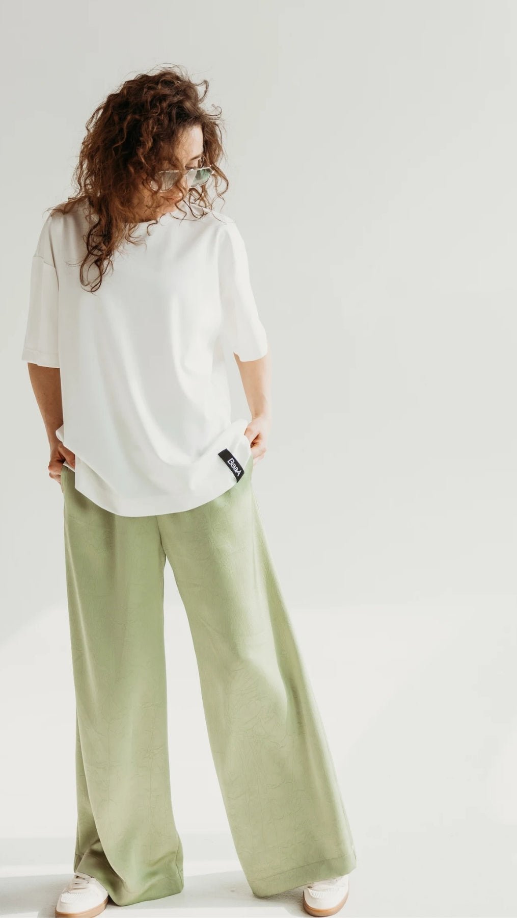 Trousers Light Olive - BeaA - Be At Home with Yourself - Trousers