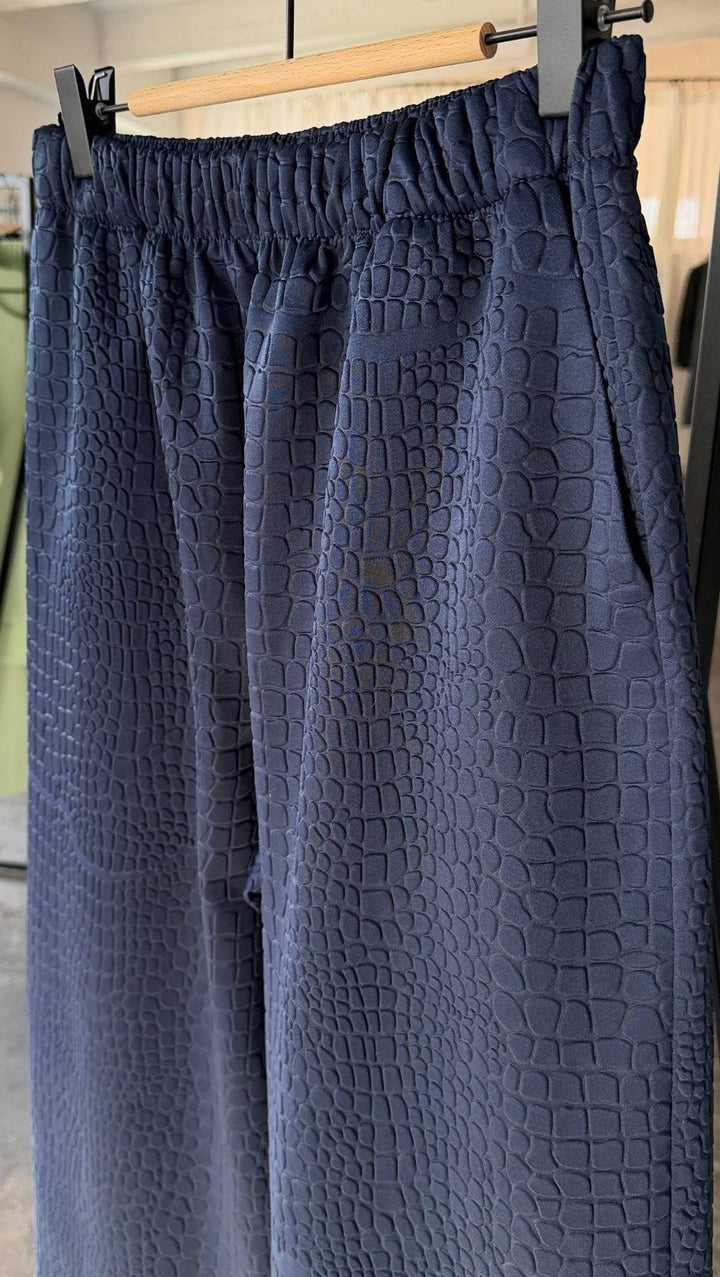 Trousers Python Light gray / Dark Blue - BeaA - Be At Home with Yourself - Trousers