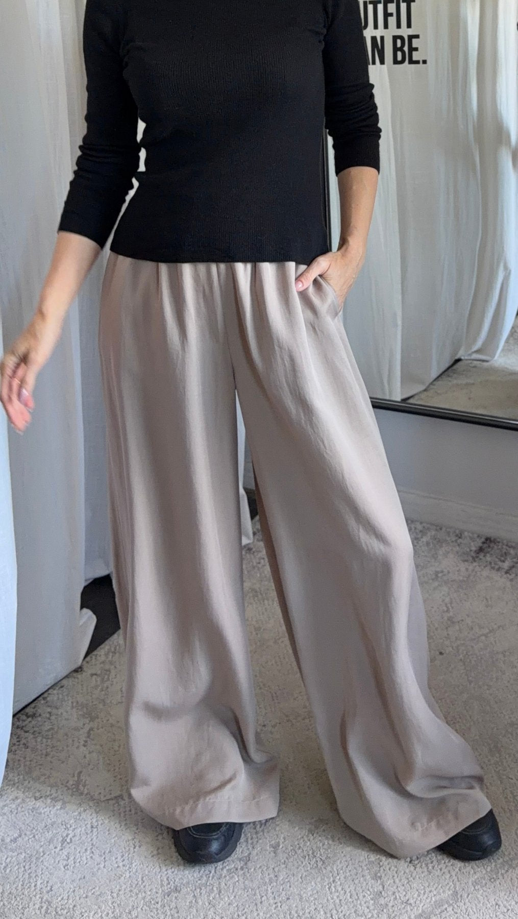 Trousers Taupe - BeaA - Be At Home with Yourself - Trousers