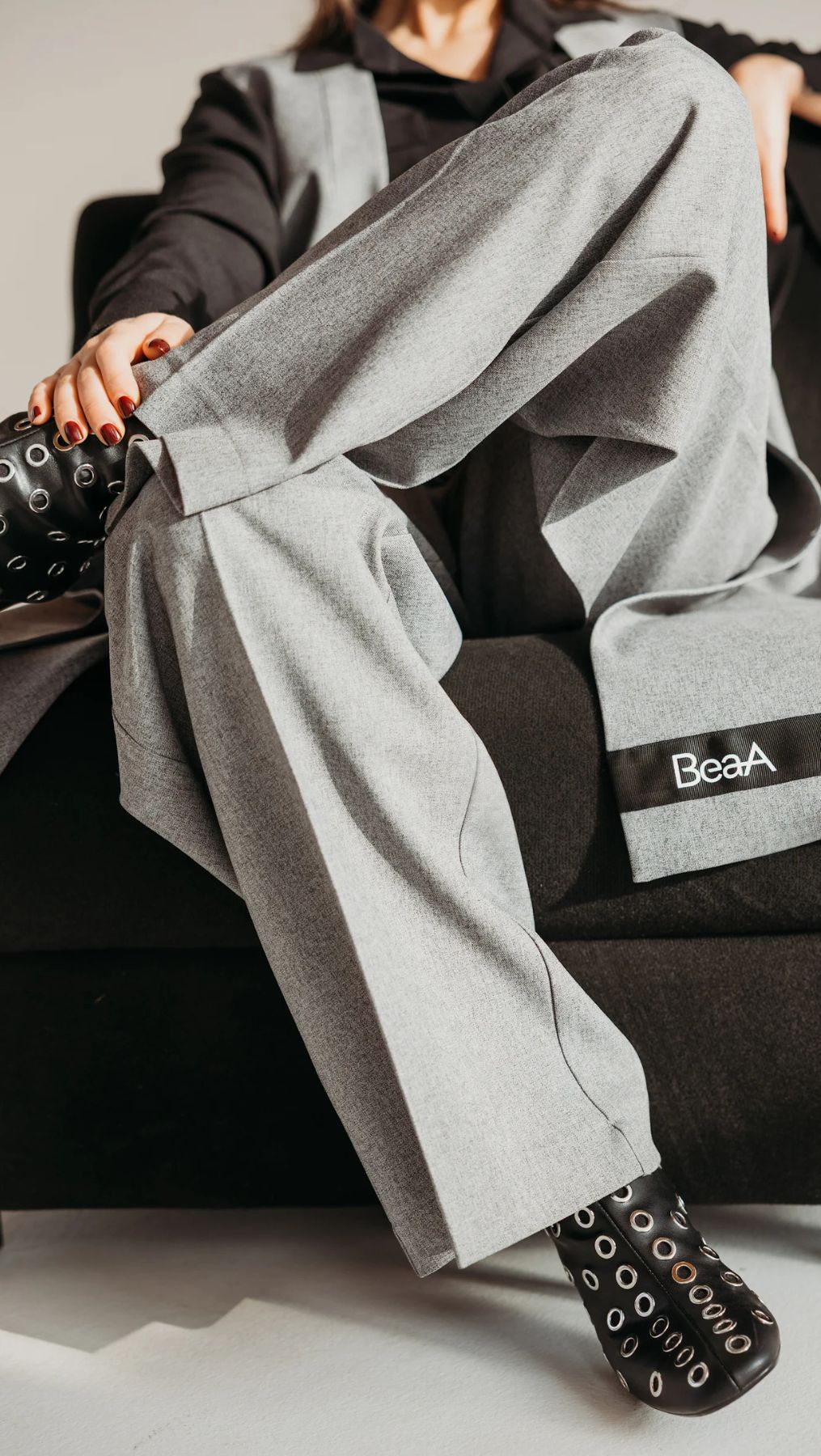 Regular-fit trousers Shark gray