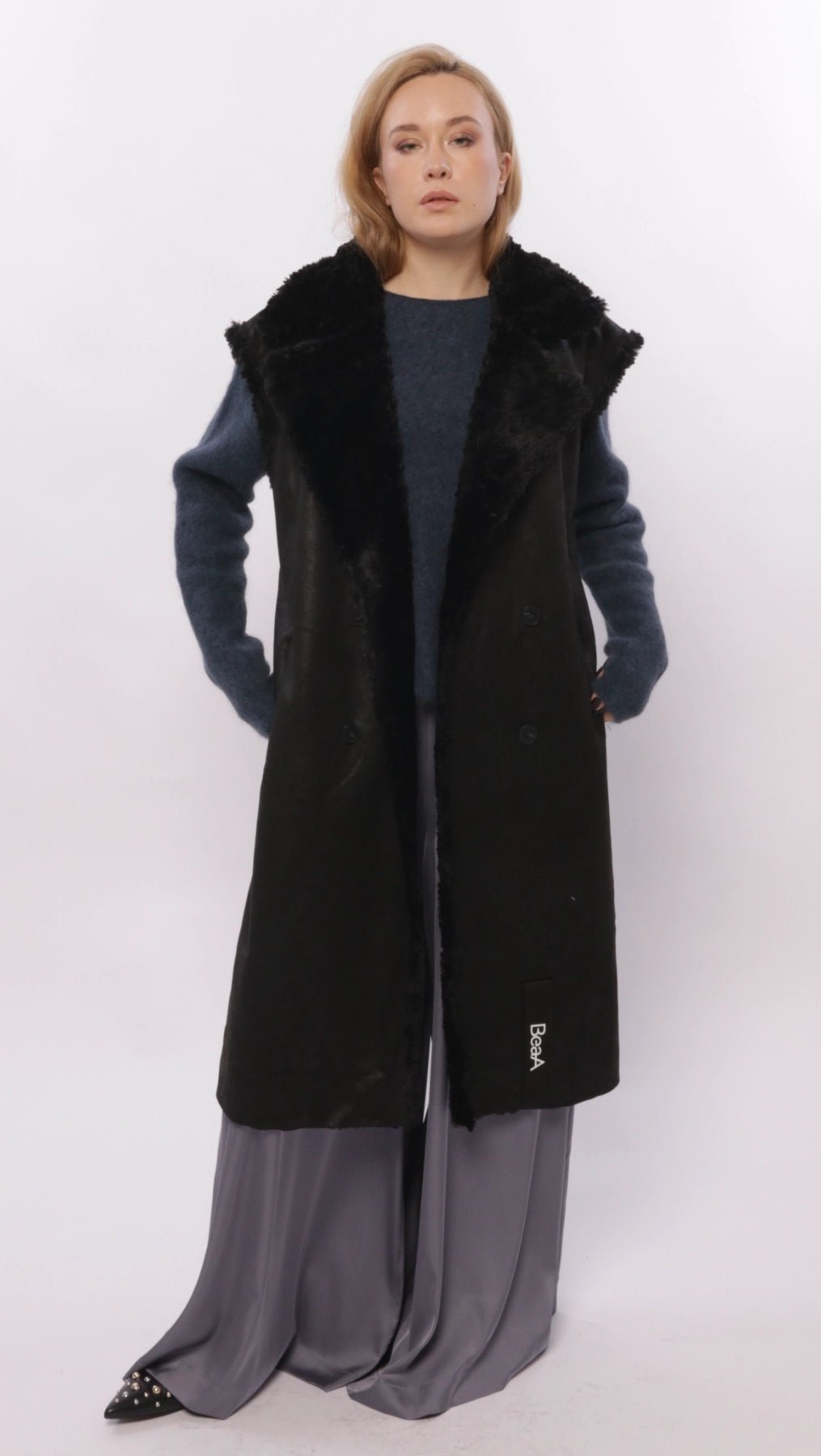 Two - sided Vest Black - BeaA - Be At Home with Yourself - vests