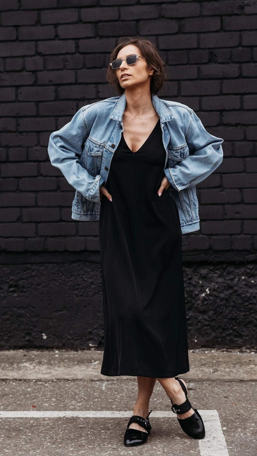 V - Neck dress black - BeaA - Be At Home with Yourself - Dress
