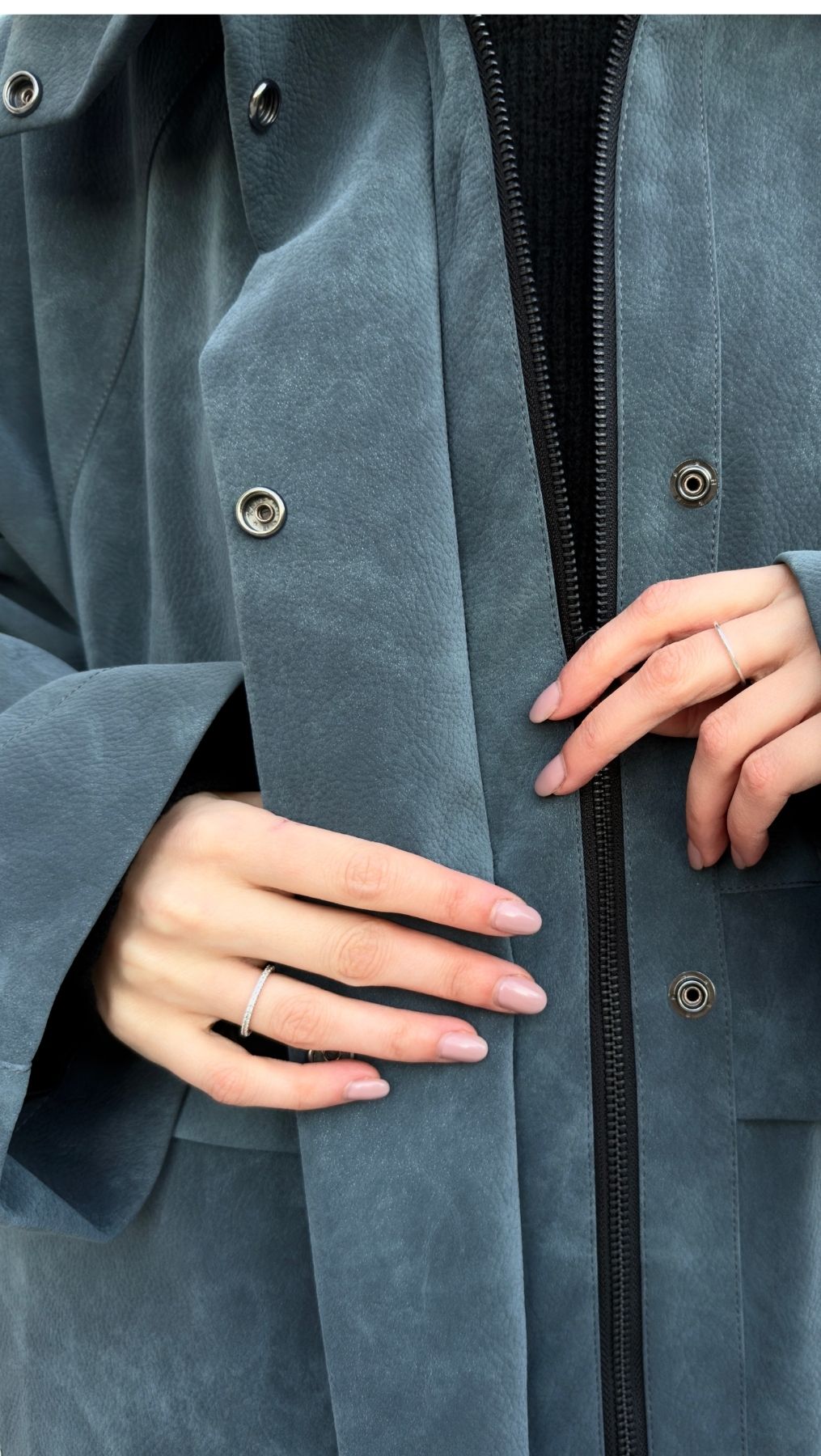 Vegan Leather Utility Jacket - BeaA - Be At Home with Yourself - coat