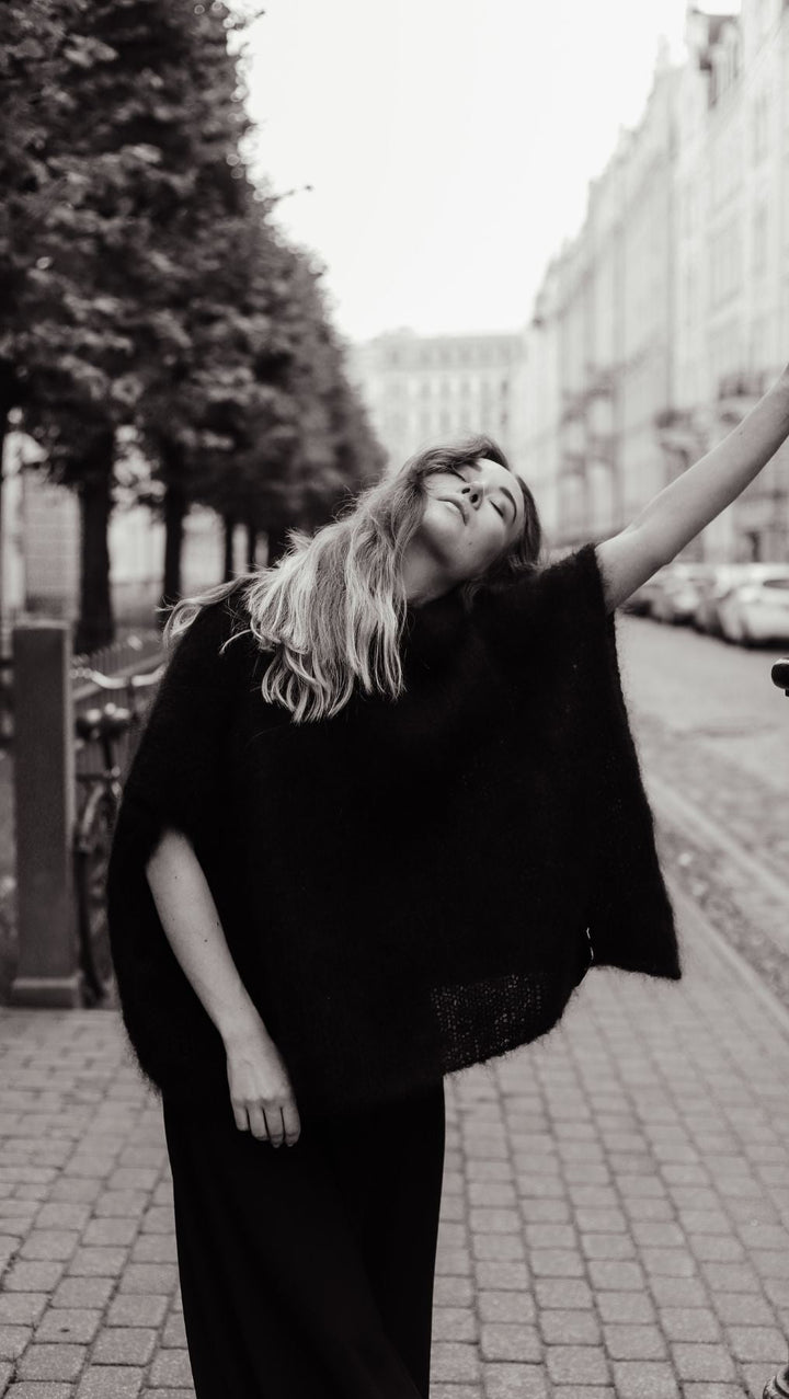 Vest Mohair Black - BeaA - Be At Home with Yourself - 