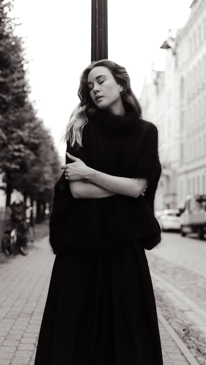 Vest Mohair Black - BeaA - Be At Home with Yourself - 