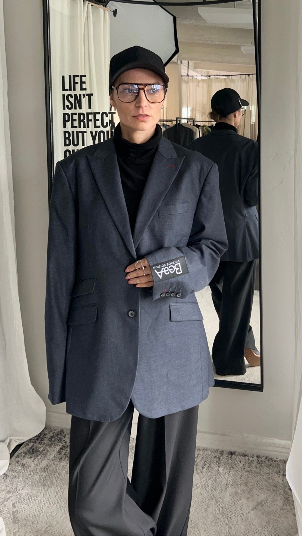 Vintage jacket "Alcantara" - BeaA - Be At Home with Yourself - jacket