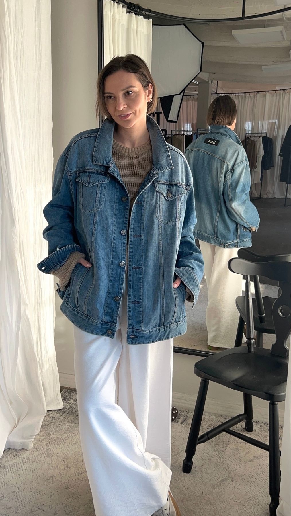 Vintage Jeans jacket "Albarracin" - BeaA - Be At Home with Yourself - jacket