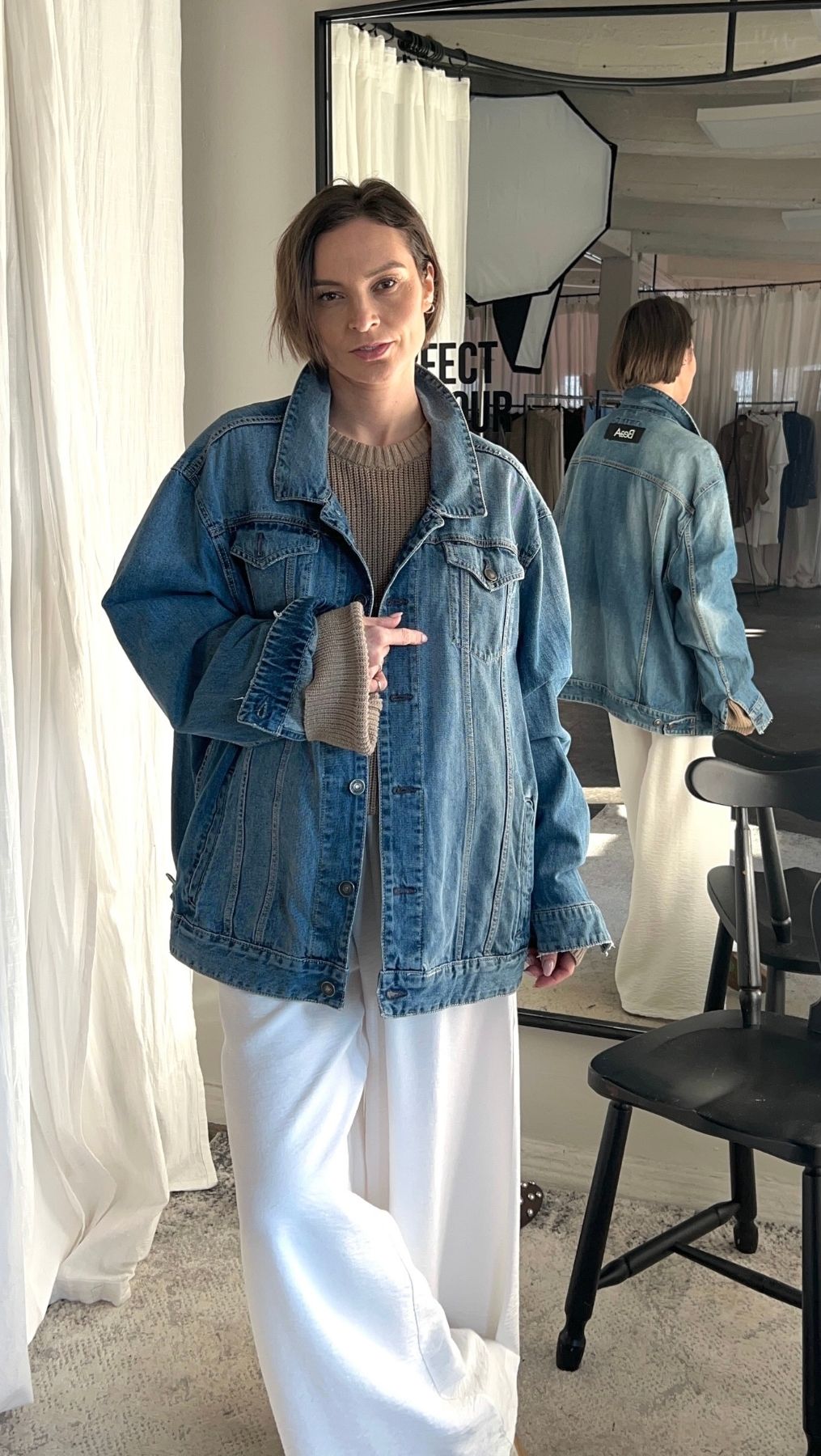 Vintage Jeans jacket "Albarracin" - BeaA - Be At Home with Yourself - jacket