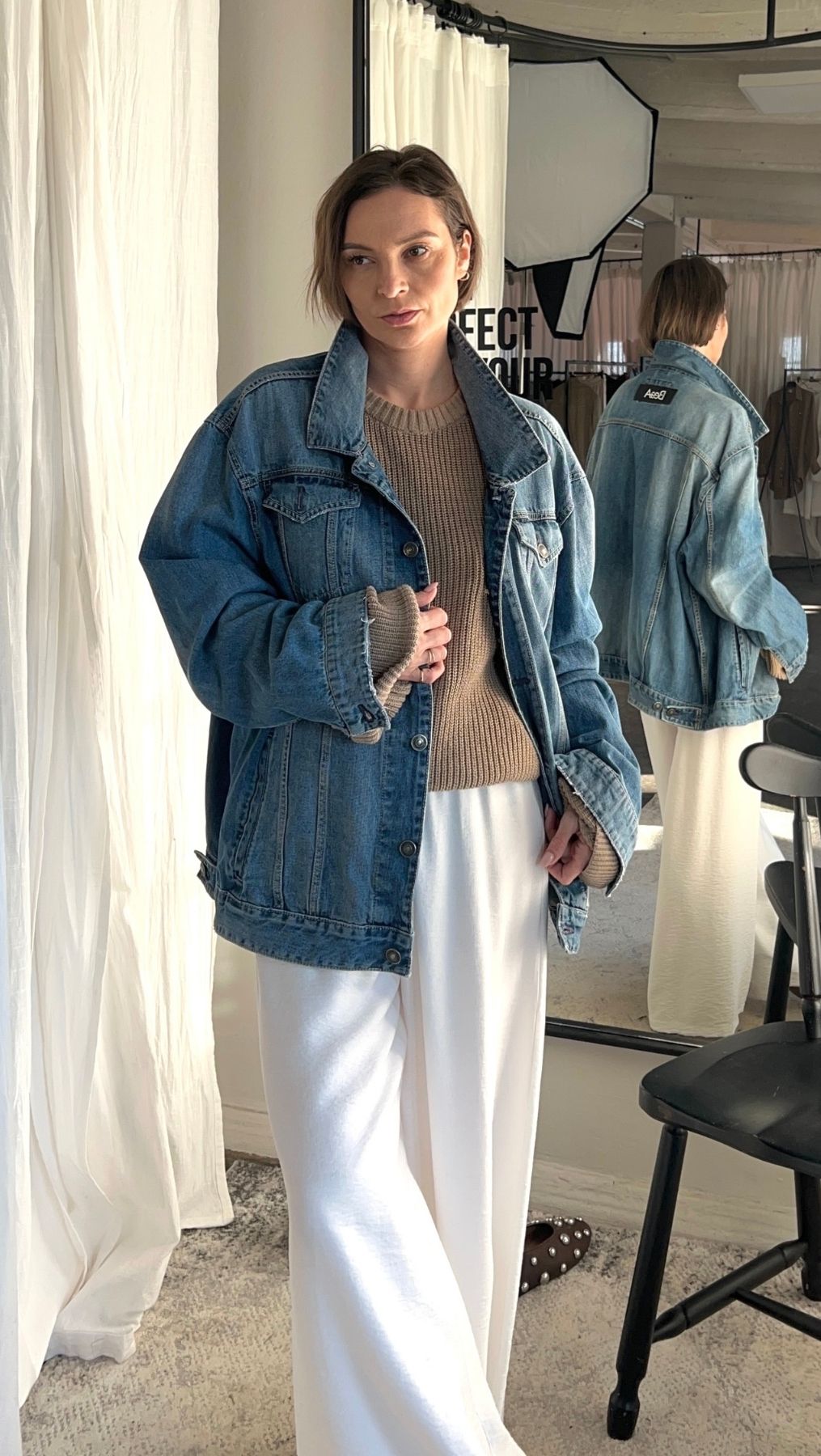 Vintage Jeans jacket "Albarracin" - BeaA - Be At Home with Yourself - jacket