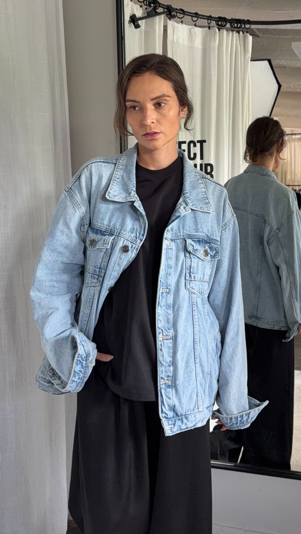 Vintage Jeans jacket "Brno" - BeaA - Be At Home with Yourself - jacket