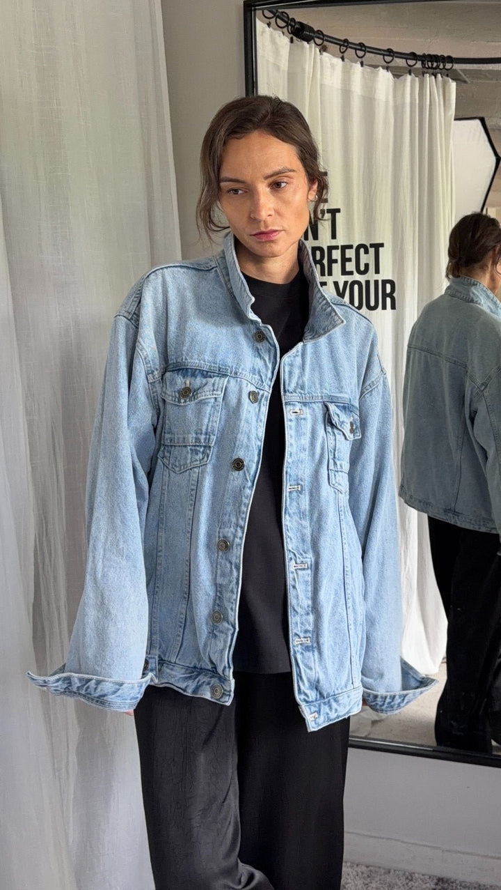 Vintage Jeans jacket "Brno" - BeaA - Be At Home with Yourself - jacket