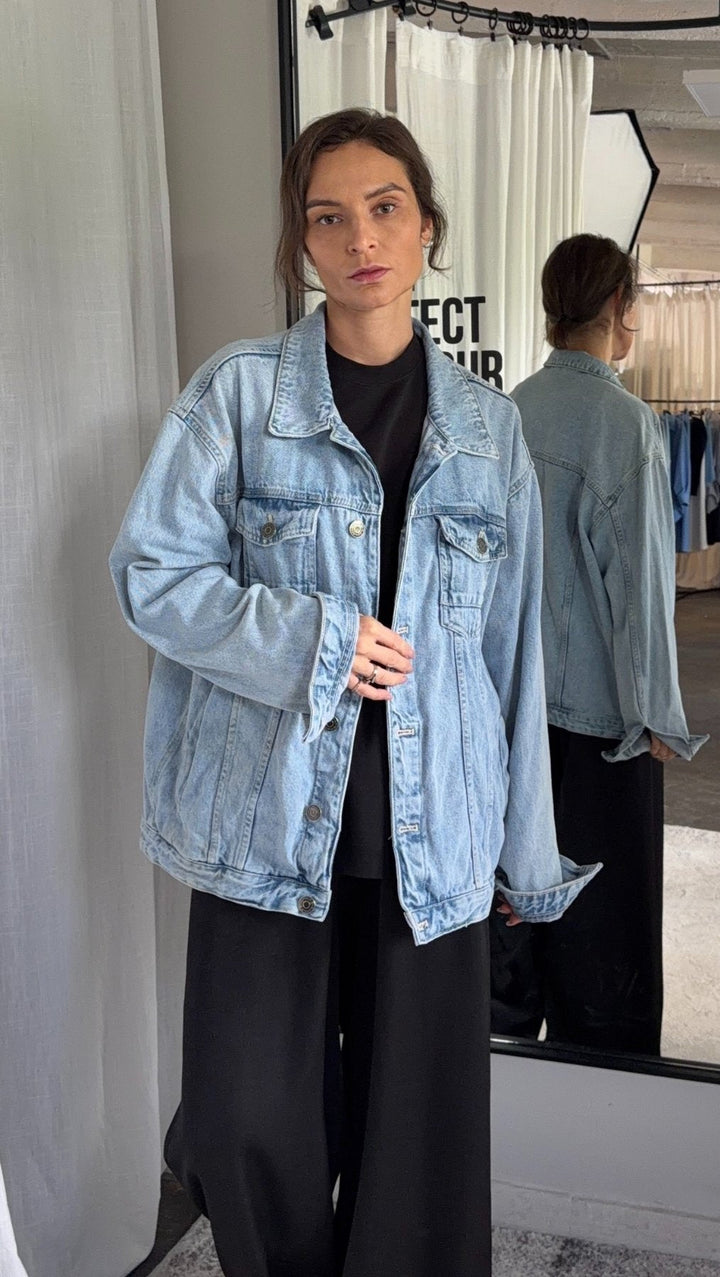 Vintage Jeans jacket "Brno" - BeaA - Be At Home with Yourself - jacket
