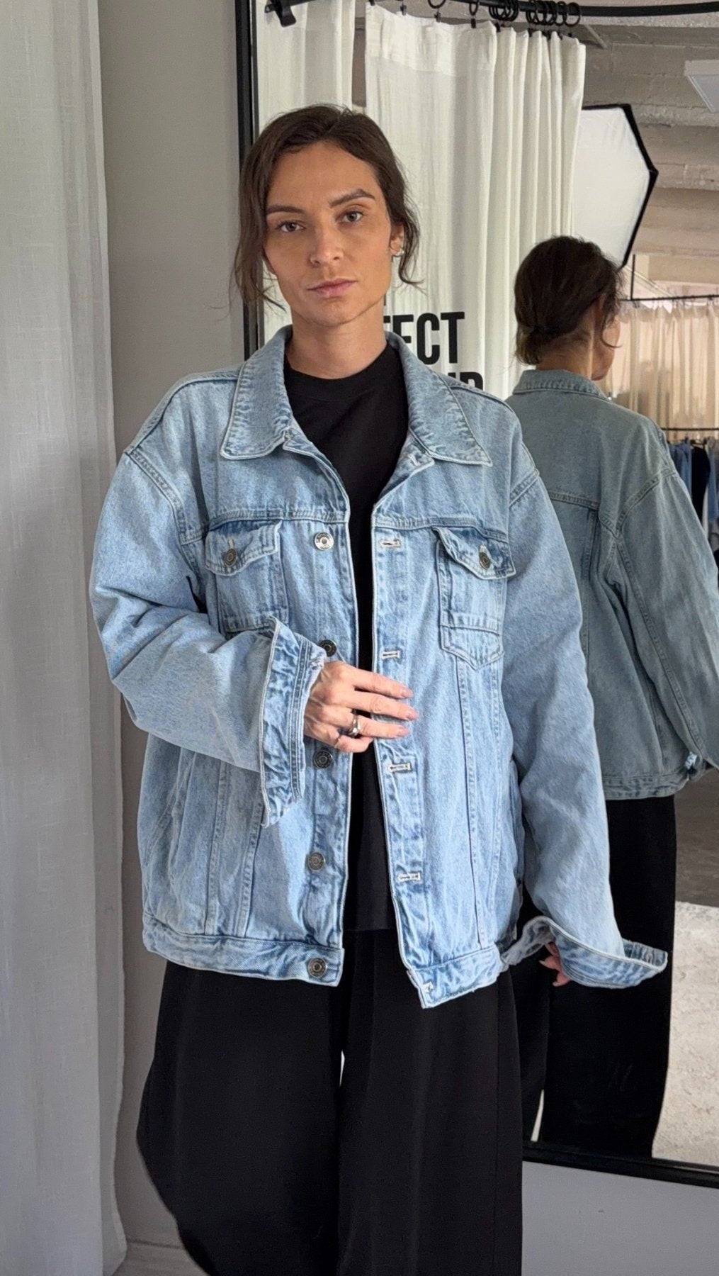 Vintage Jeans jacket "Brno" - BeaA - Be At Home with Yourself - jacket