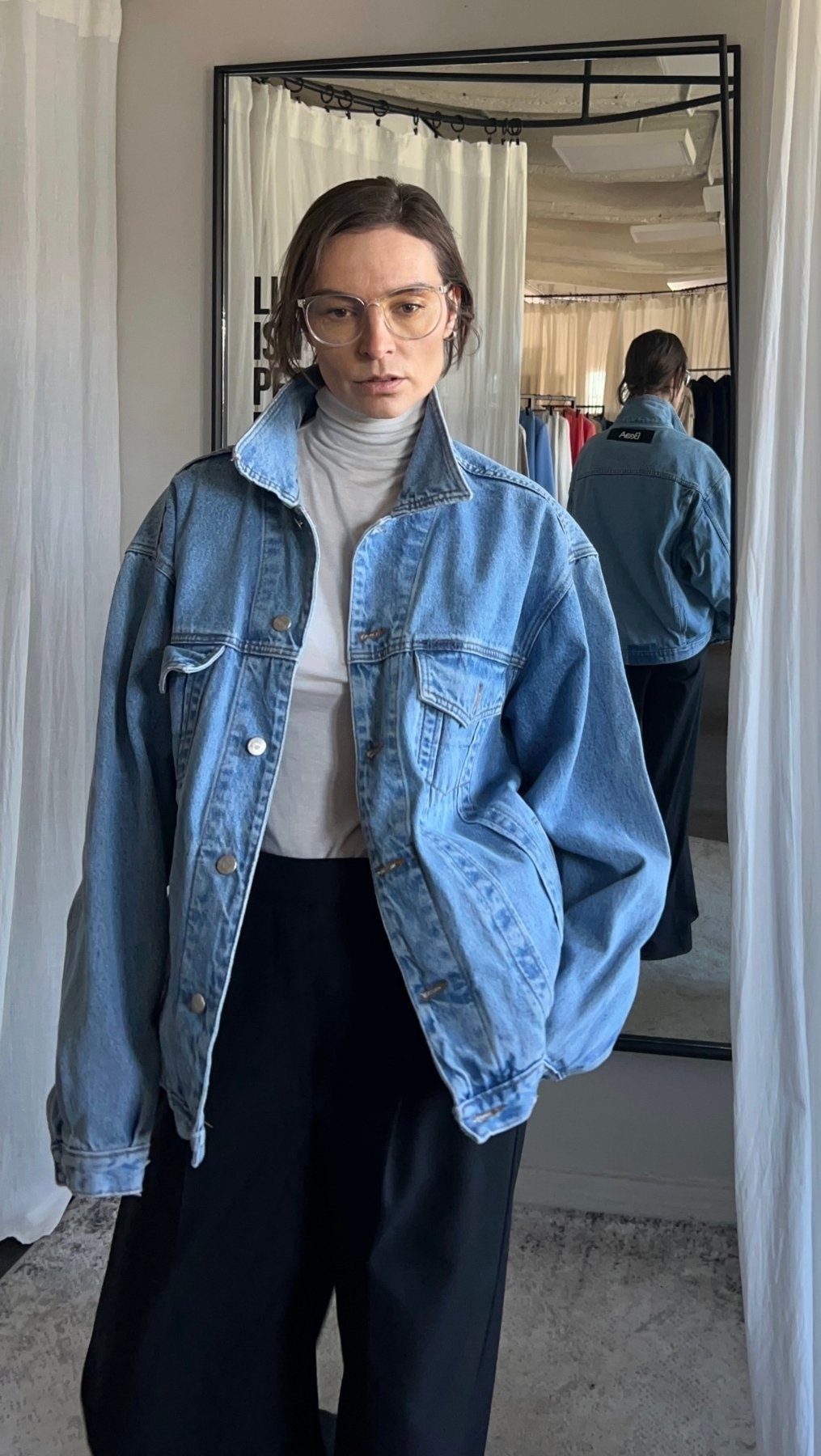 Vintage Jeans jacket "Gaia" - BeaA - Be At Home with Yourself - jacket