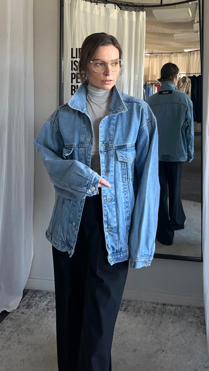 Vintage Jeans jacket "Gaia" - BeaA - Be At Home with Yourself - jacket