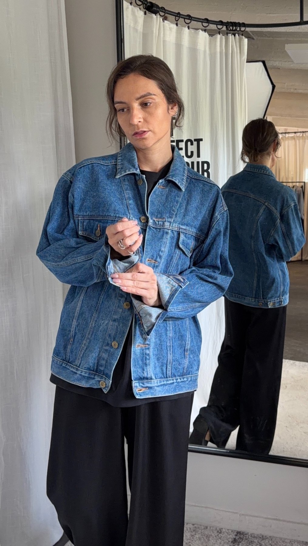 Vintage Jeans jacket "Lyon" - BeaA - Be At Home with Yourself - jacket