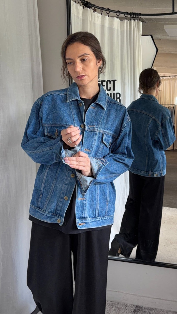 Vintage Jeans jacket "Lyon" - BeaA - Be At Home with Yourself - jacket