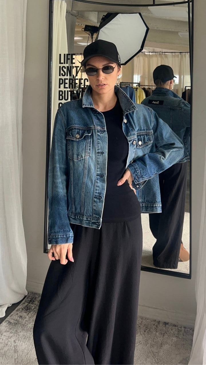 Vintage Jeans jacket "Malta" - BeaA - Be At Home with Yourself - jacket