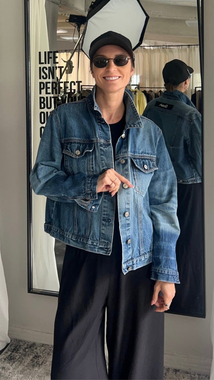 Vintage Jeans jacket "Malta" - BeaA - Be At Home with Yourself - jacket