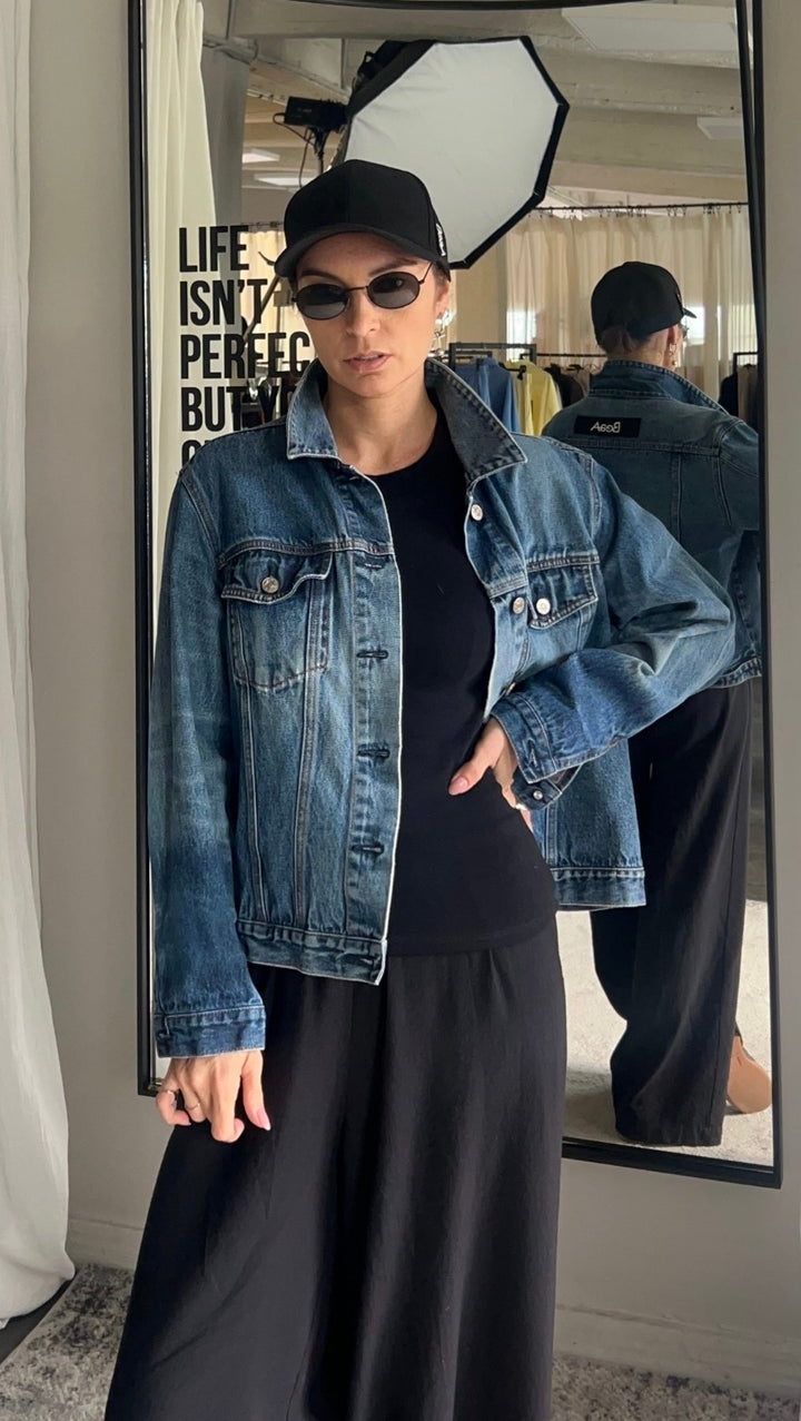 Vintage Jeans jacket "Malta" - BeaA - Be At Home with Yourself - jacket