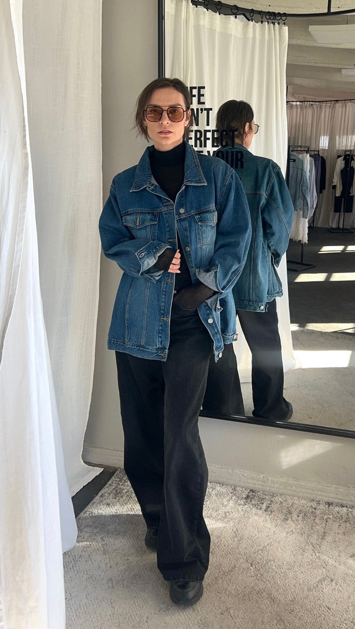 Vintage Jeans jacket "Monsanto" - BeaA - Be At Home with Yourself - jacket