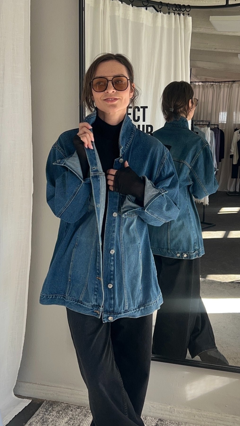 Vintage Jeans jacket "Monsanto" - BeaA - Be At Home with Yourself - jacket