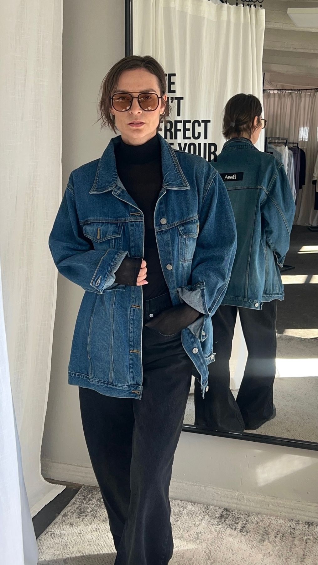 Vintage Jeans jacket "Monsanto" - BeaA - Be At Home with Yourself - jacket
