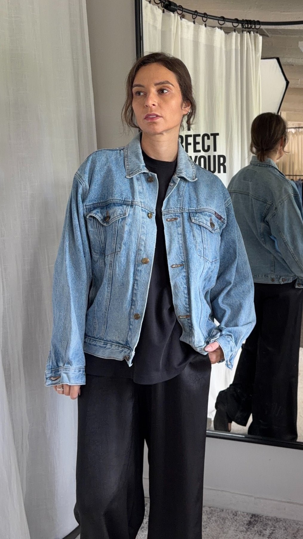 Vintage Jeans jacket "Monsanto" - BeaA - Be At Home with Yourself - jacket