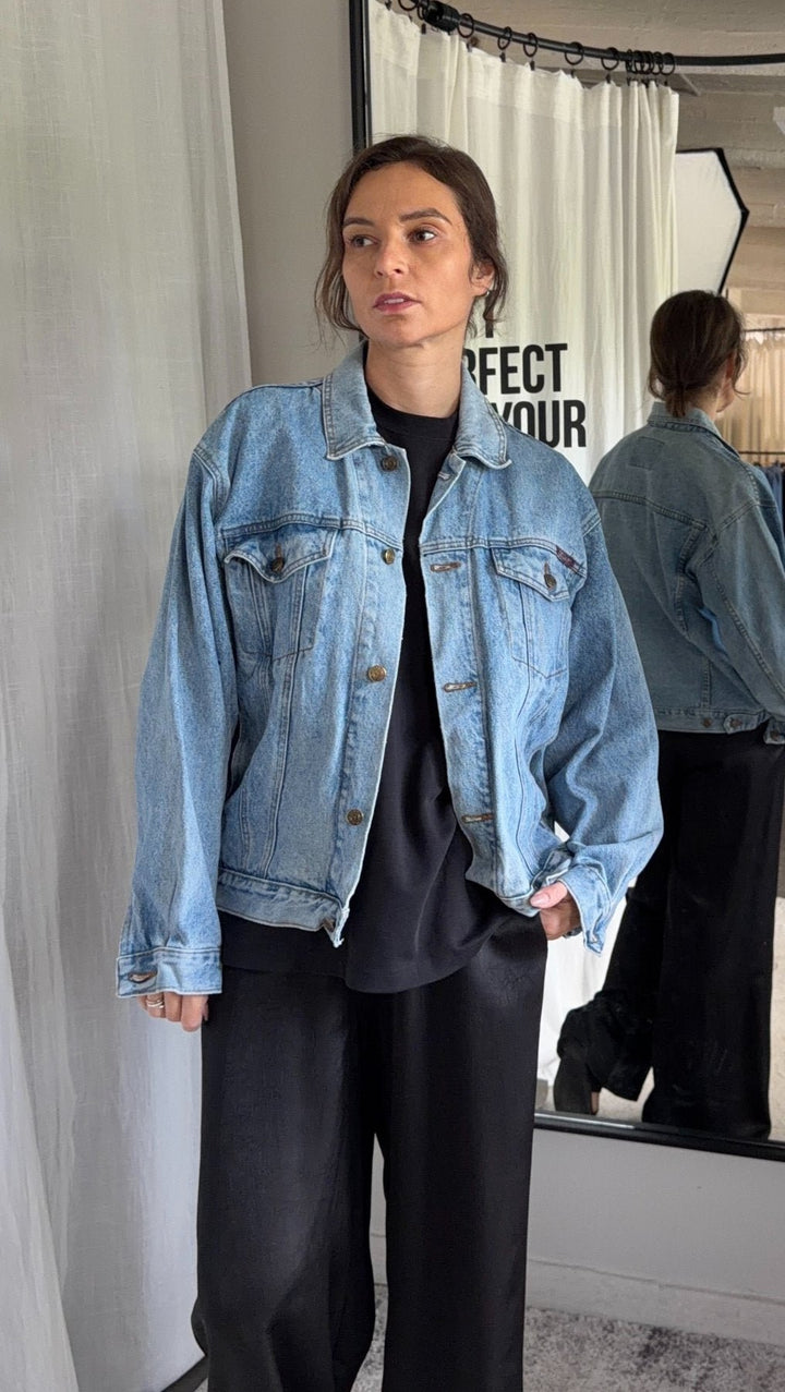 Vintage Jeans jacket "Monsanto" - BeaA - Be At Home with Yourself - jacket