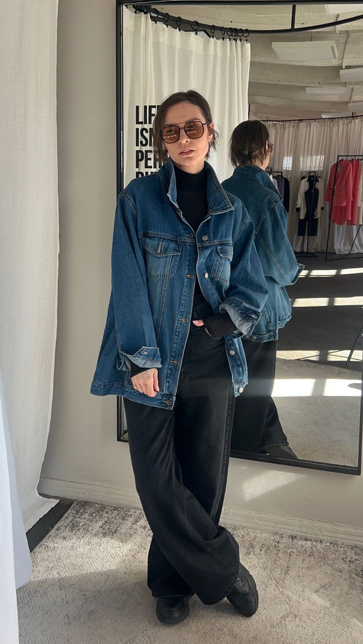 Vintage Jeans jacket "Monsanto" - BeaA - Be At Home with Yourself - jacket