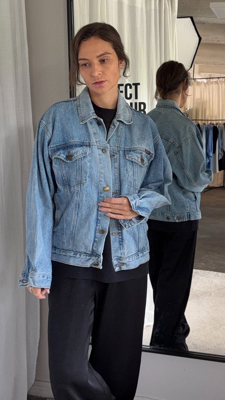 Vintage Jeans jacket "Monsanto" - BeaA - Be At Home with Yourself - jacket