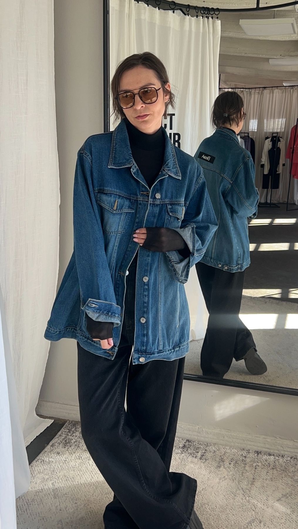 Vintage Jeans jacket "Monsanto" - BeaA - Be At Home with Yourself - jacket